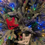 ASL I Love You Christmas ornament set by Chic Layered Studio