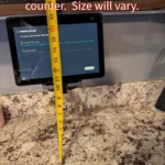 Amazon Echo Show 10 under-cabinet swivel mount by Chic Layered Studio